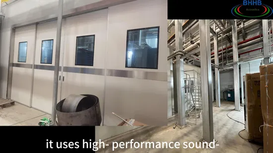 Sound Insulation Device for Large Shot Blasting Machines - Sound Insulation Device